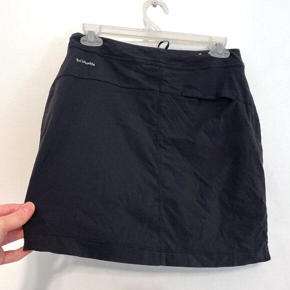 COLUMBIA Sonora Pass Skort Black Zip Fly Drawstring Waist Activewear Athletic 2 - Picture 12 of 12